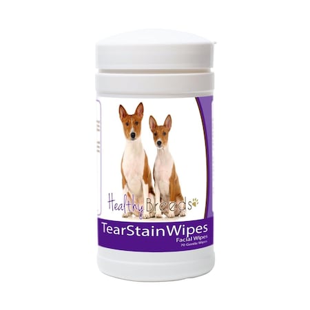 Healthy Breeds Basenji Tear Stain Wipes 840235152514